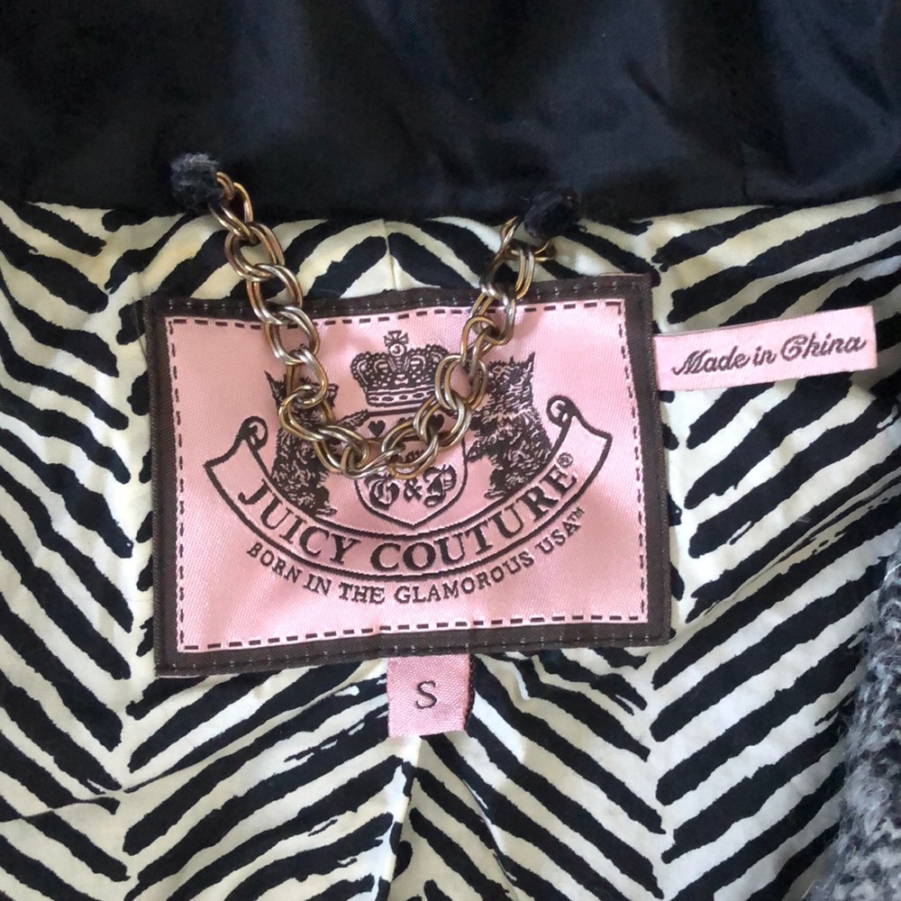 Juicy Couture woven fur coat - Picture 2 of 2